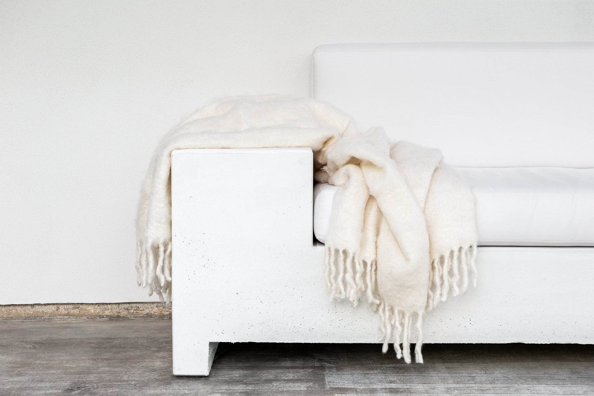 Luxury Kid Mohair Pure White