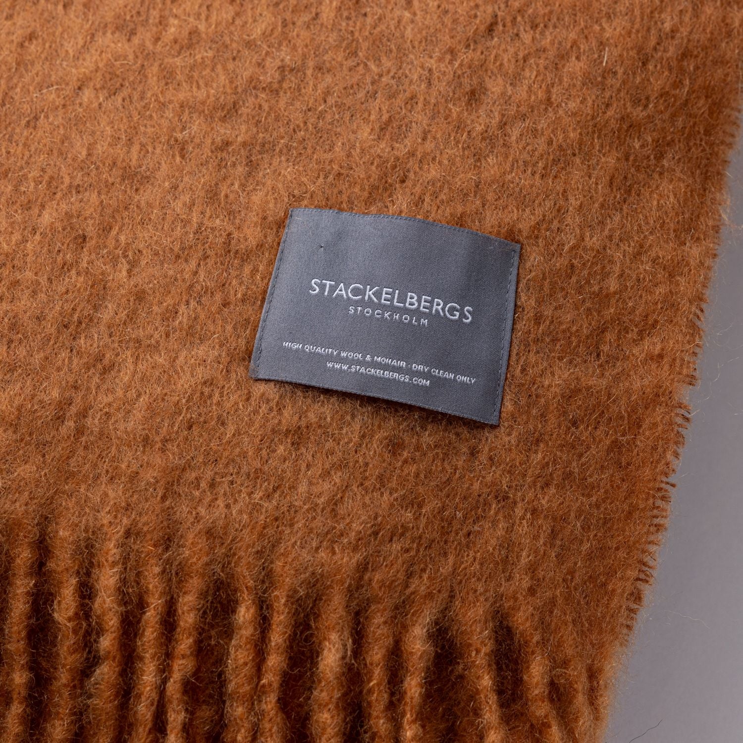 Mohair Blanket Rusty & Terracotta Melange