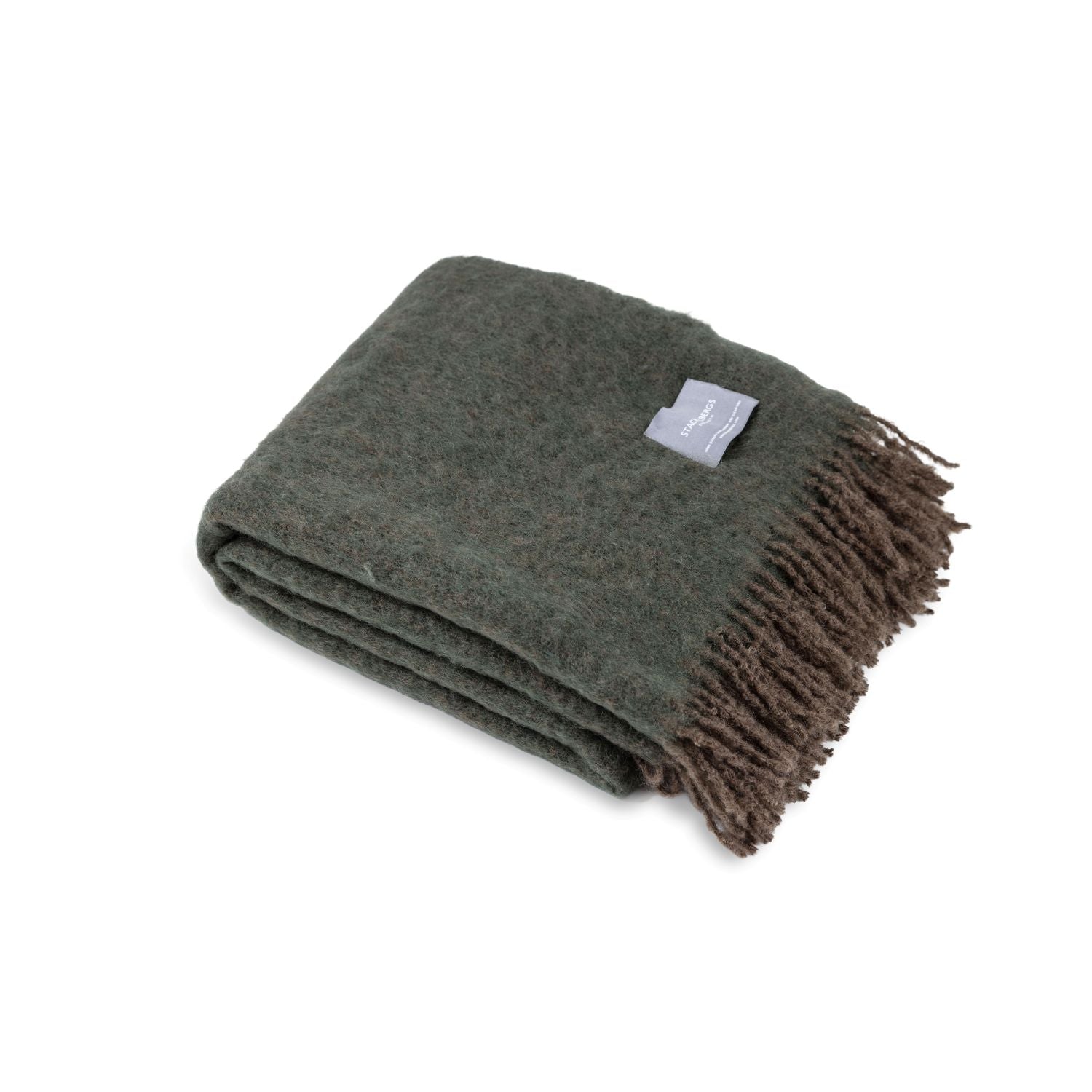 Mohair Blanket Umbra & Moss Melange