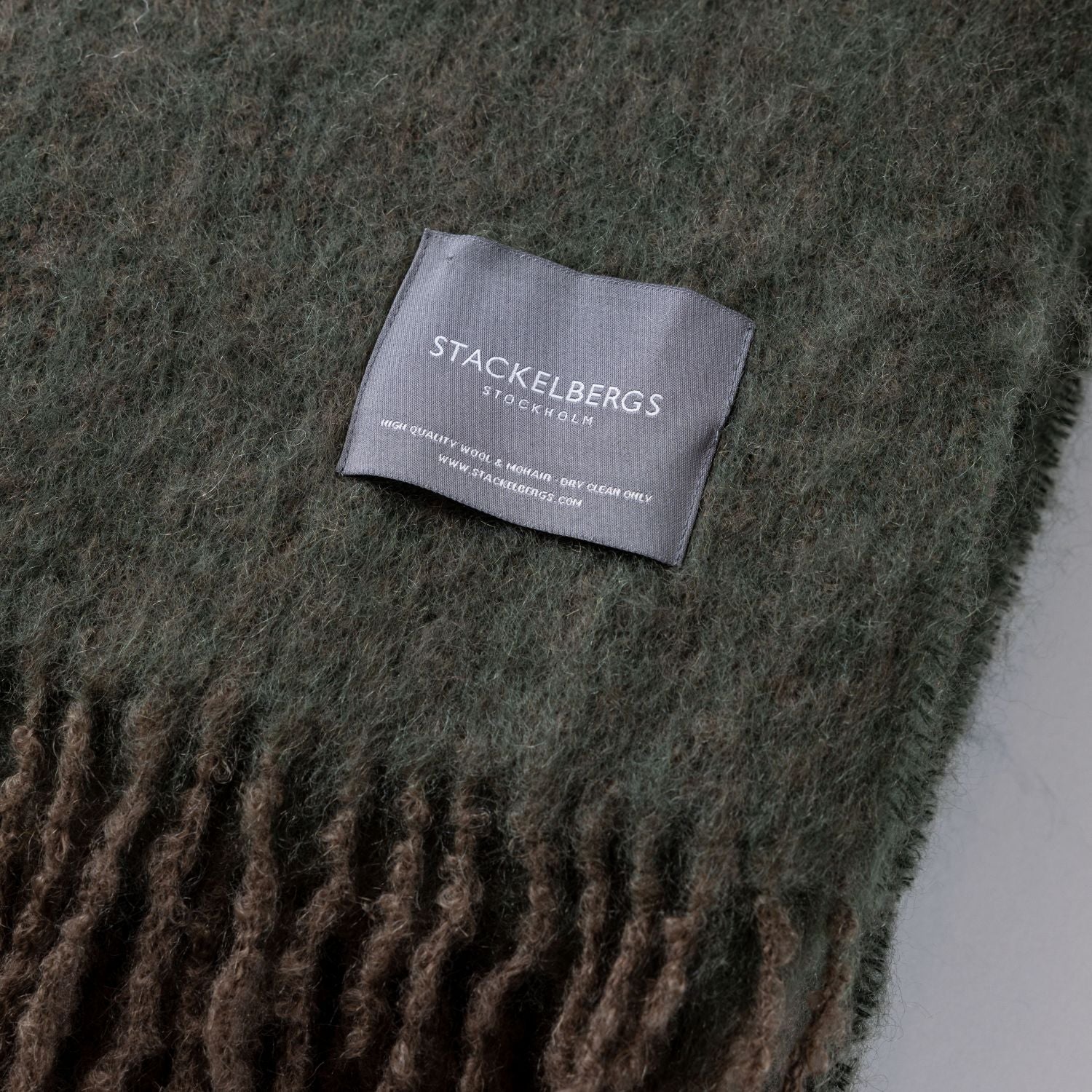 Mohair Blanket Umbra & Moss Melange