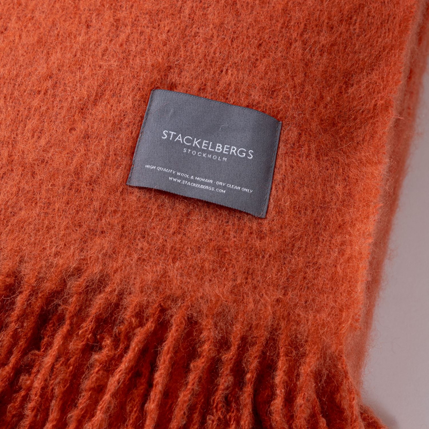 Mohair Blanket Jaffa Orange