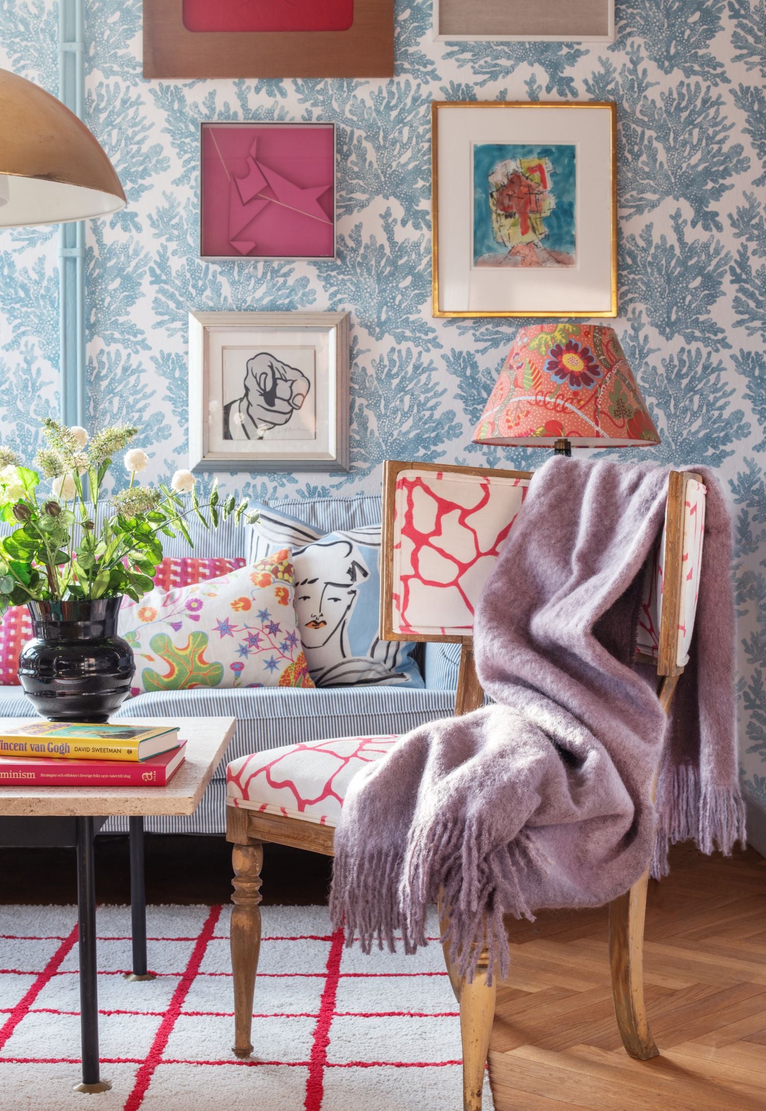 Mohair Blanket Lavender