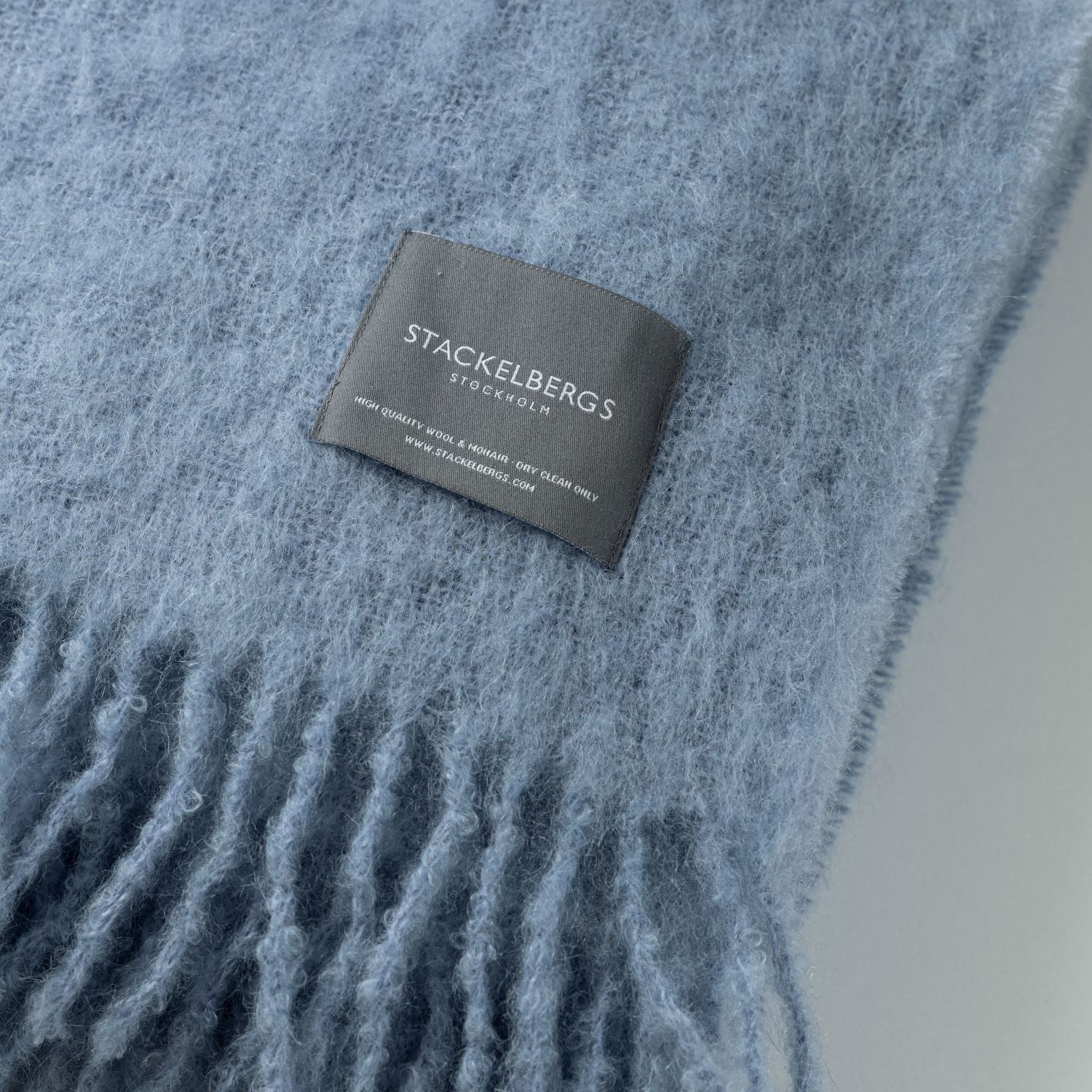 Mohair Blanket Sky Blue