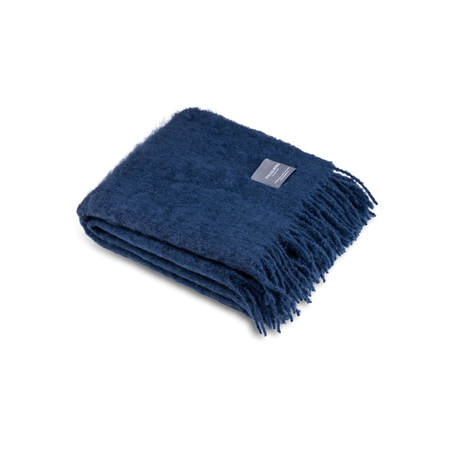 Mohair Blanket Denim Dark Blue