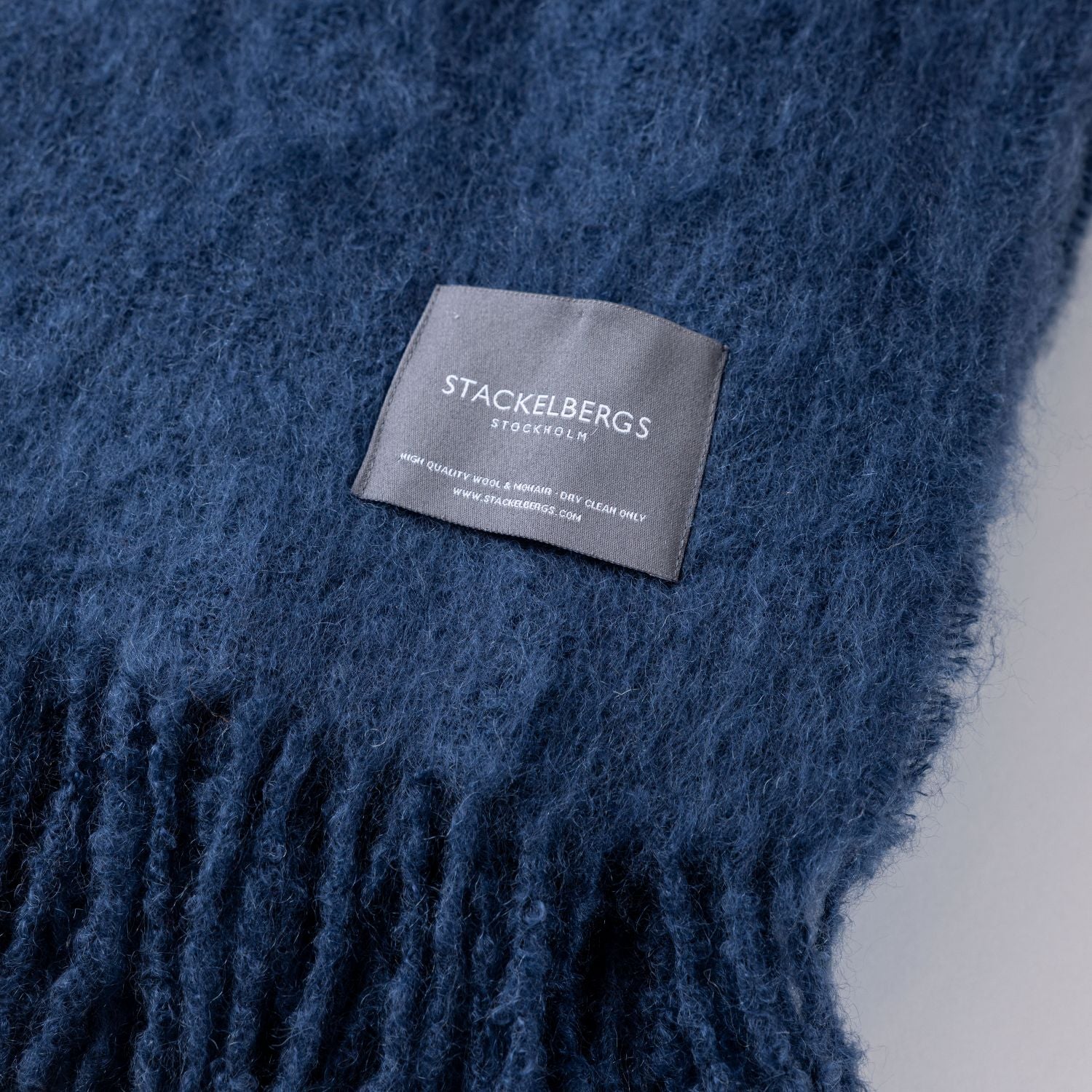 Mohair Blanket Denim Dark Blue