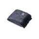 Mohair Blanket Black & Skiffer Melange