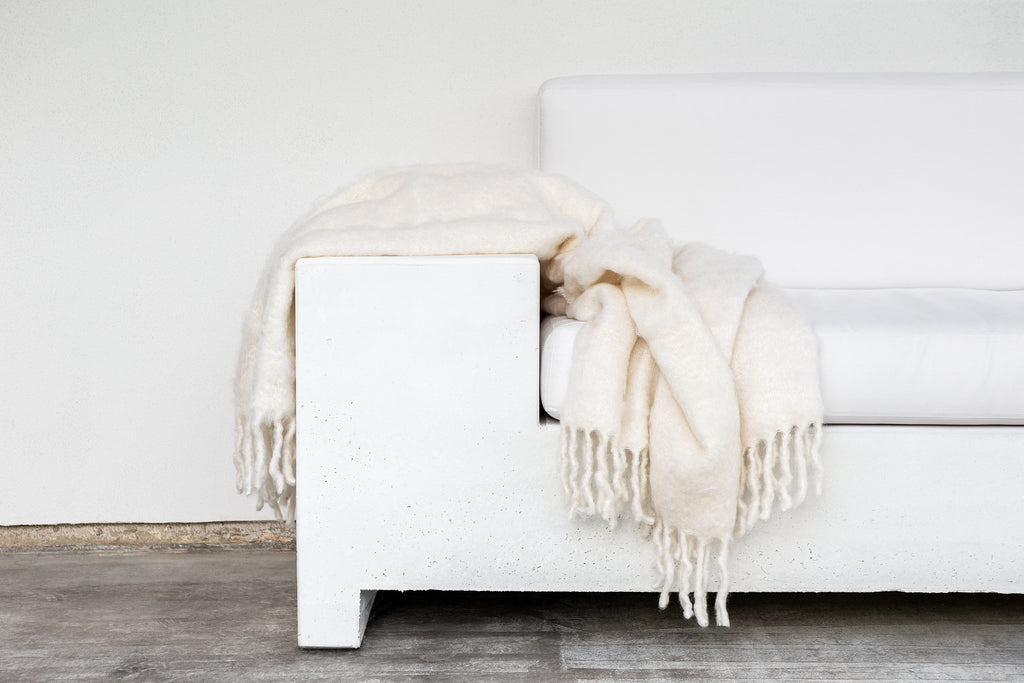 Luxury Kid Mohair Pure White