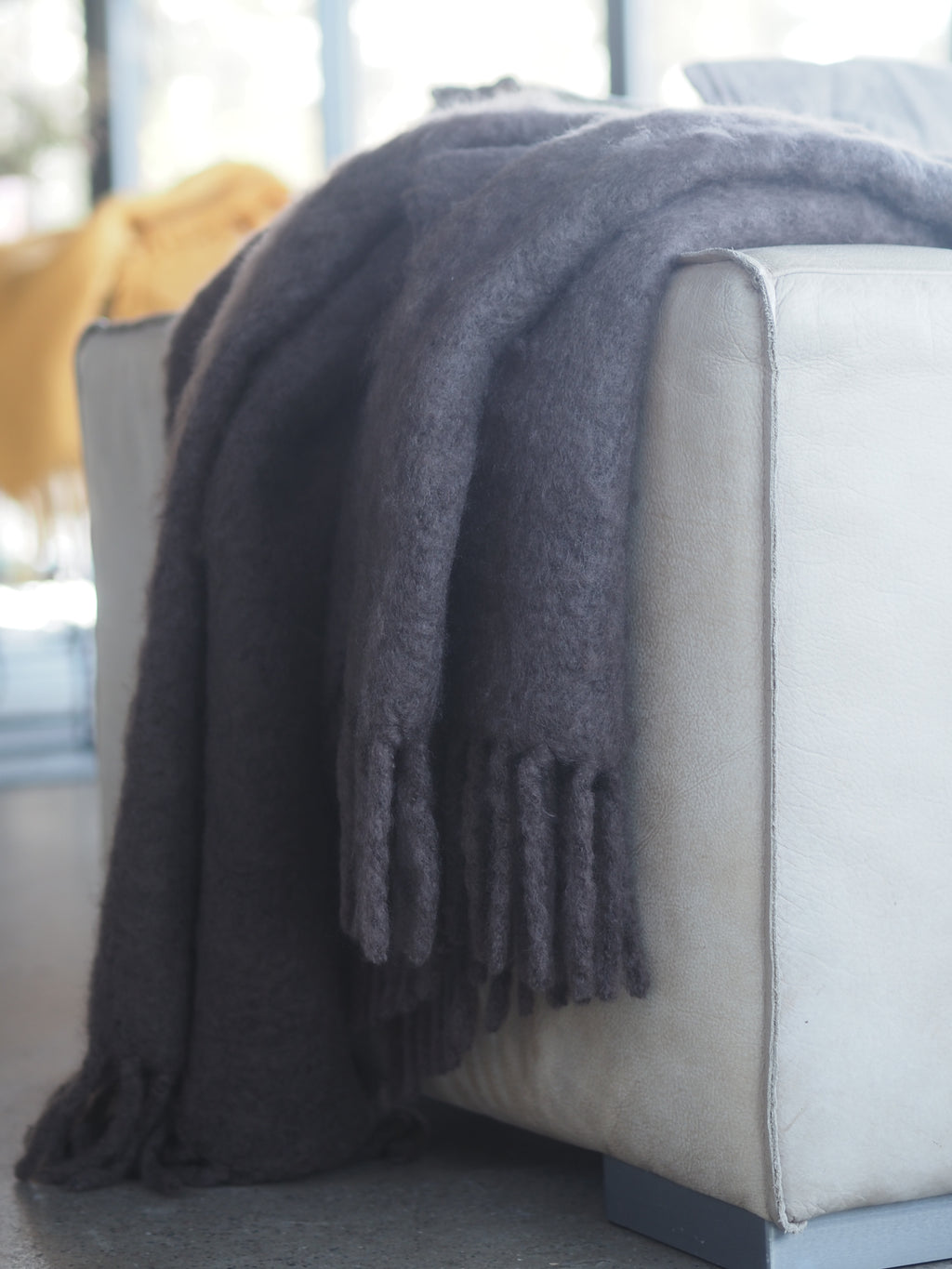 Luxury Kid Mohair Charcoal