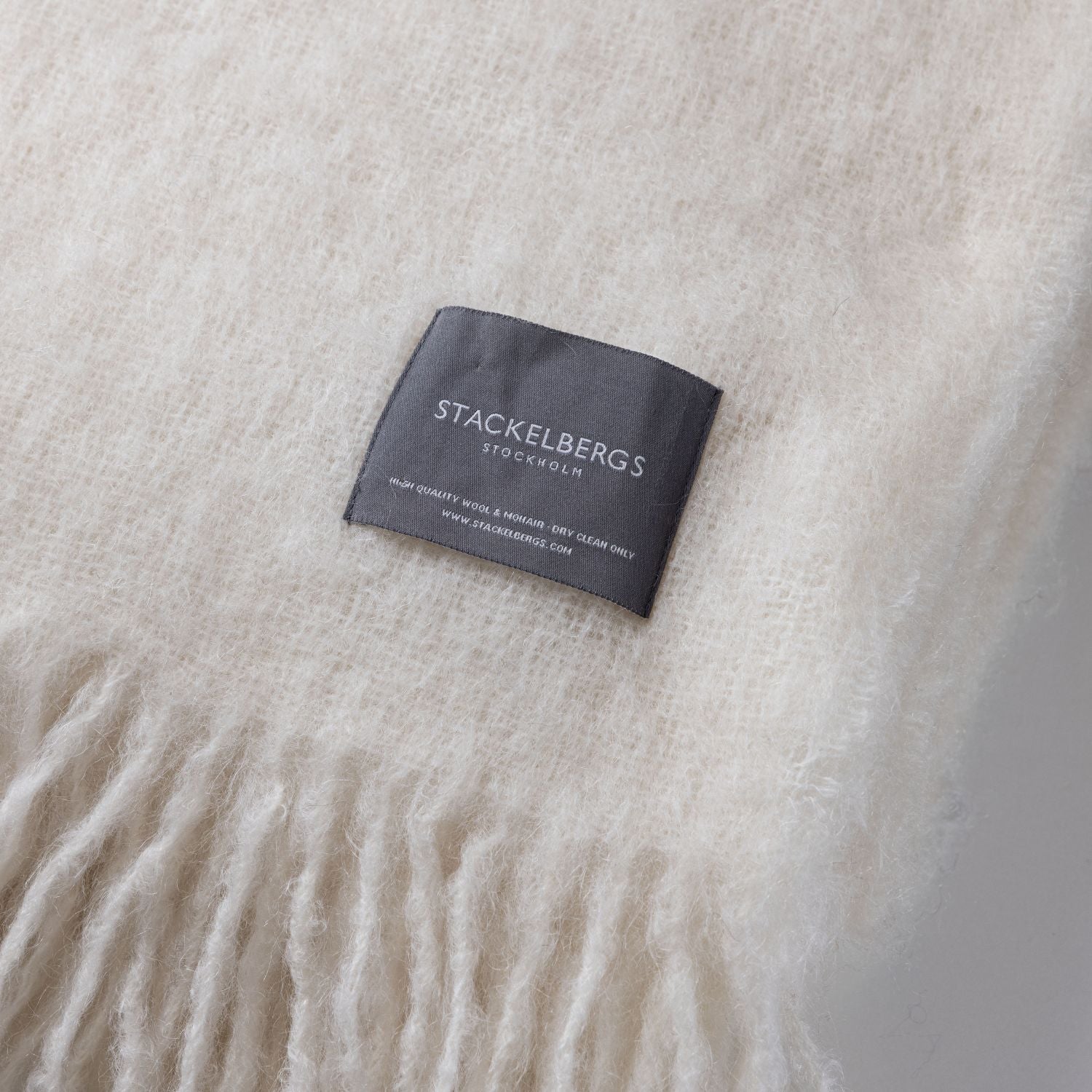 Genuine Mohair Blanket Bright White – Stackelbergs