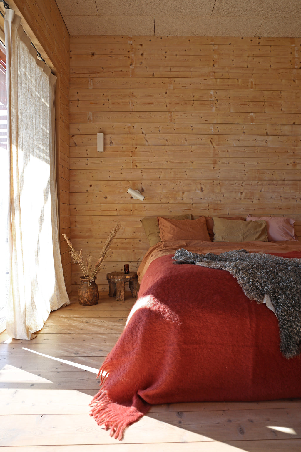 Mohair Blanket Chilli