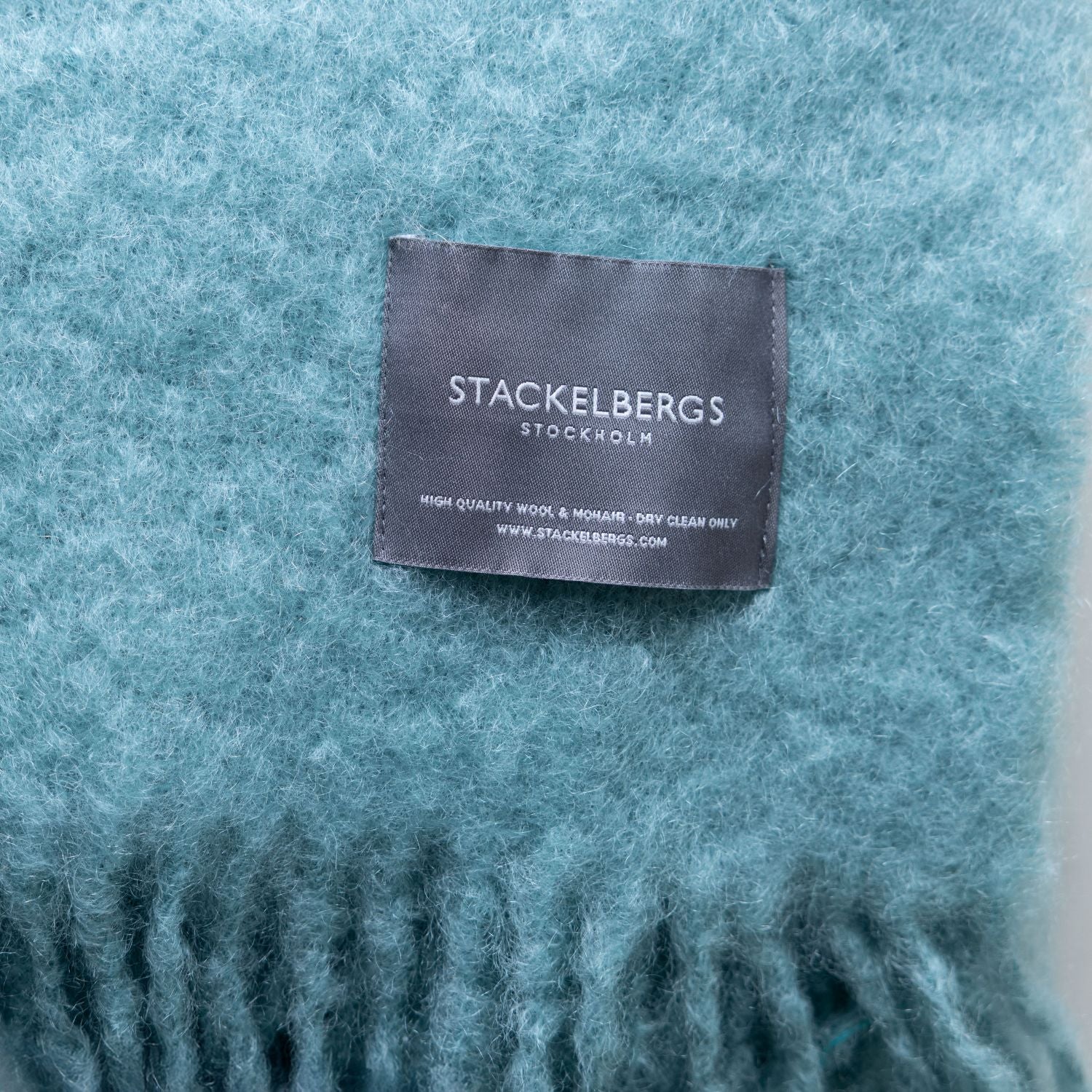 Mohair Blanket Aqua