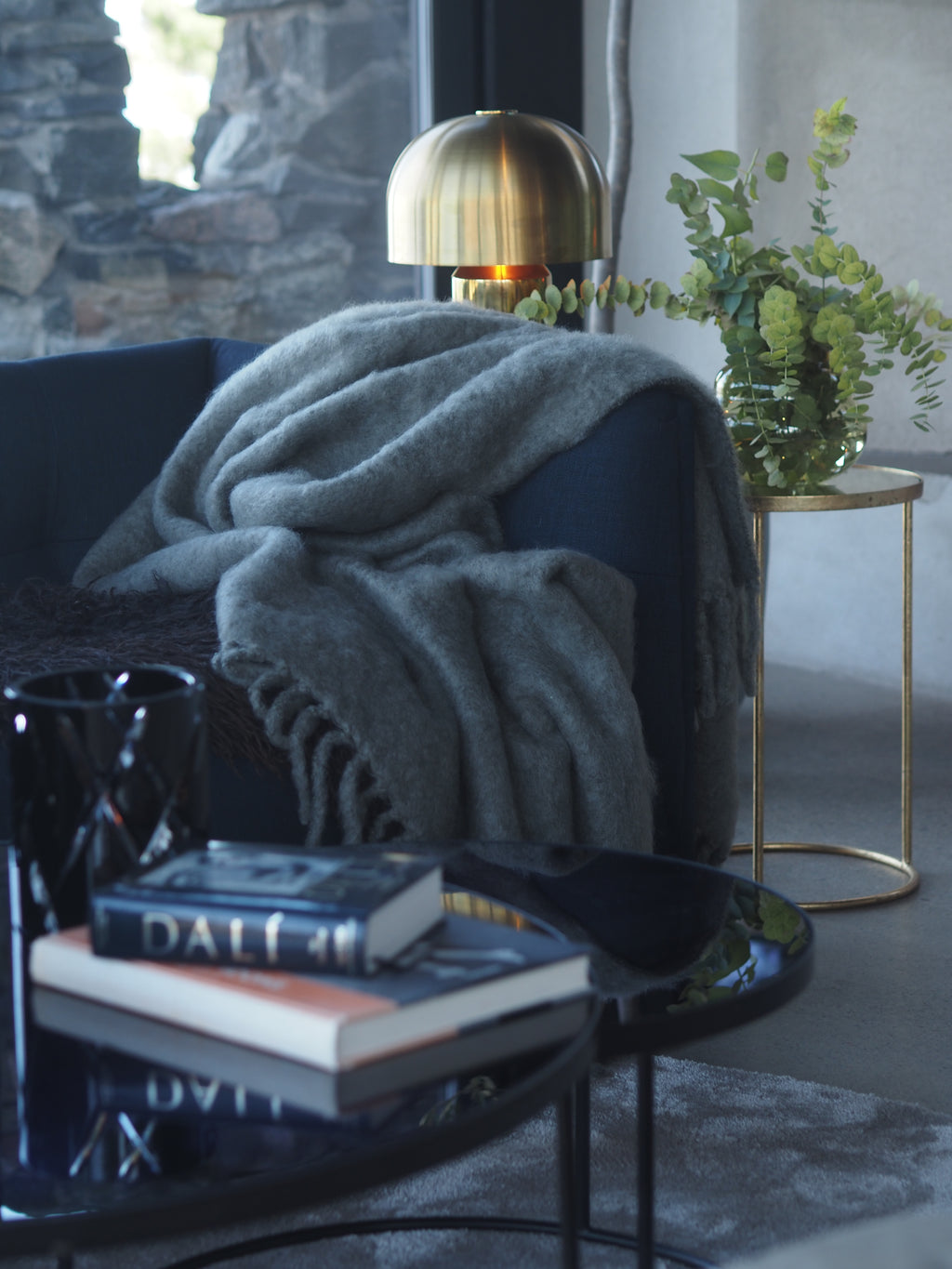 Luxury Kid Mohair Green Marble