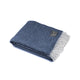Merino & Cashmere Wool Two Tone Dark Blue